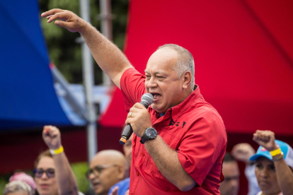 Ministro de Interior y Justicia de Venezuela, Diosdado Cabello.
