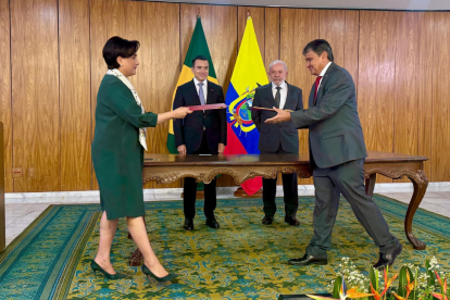 Autoridades de Brasil y Ecuador firman memorandos de entendimiento en áreas clave como tecnología y agricultura.