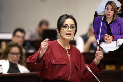 La asambleísta Viviana Veloz reclama porque Acess, dirigido por Paola Aguirre, no le ha respondido.