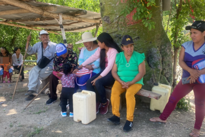 Pobladores de Lucarqui esperan por agua y alcantarillado.
