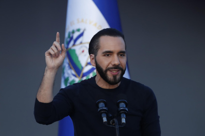 El presidente de El Salvador, Nayib Bukele.