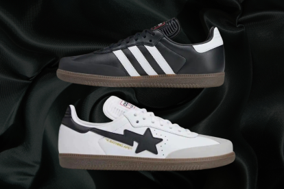 Los nuevos BAPE x adidas Samba fusionan el diseño clásico con el estilo urbano japonés. Se espera que su lanzamiento sea limitado y altamente demandado.