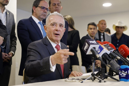 Fotografía de archivo del expresidente colombiano Álvaro Uribe.