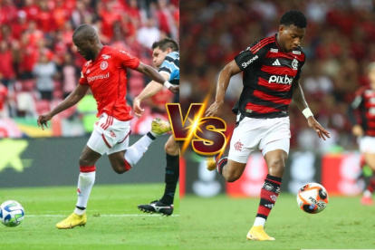 Enner Valencia y Gonzalo Plata (d) se volverán a medir por la Copa Libertadores 2025.