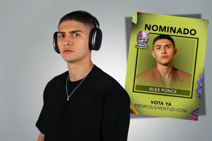 Álex Ponce en Premios Juventud
