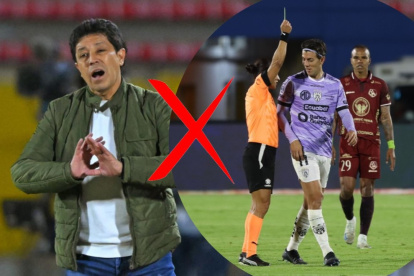 Pául Vélez desmereció al arbitraje de Edina Alves en Mushuc Runa vs Independiente del Valle.