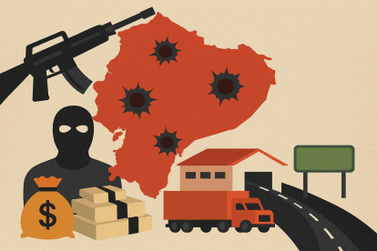 La violencia se ha extendido a 103 de los 221 cantones del país, lo que representa el 47 % del territorio nacional.