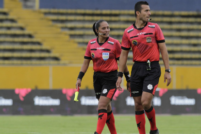 Mónica Amboya es una de las referentes del arbitraje ecuatoriano