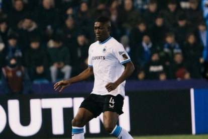 Joel Ordóñez, zaguero central del club Brujas que busca nuevos rumbos en Europa.