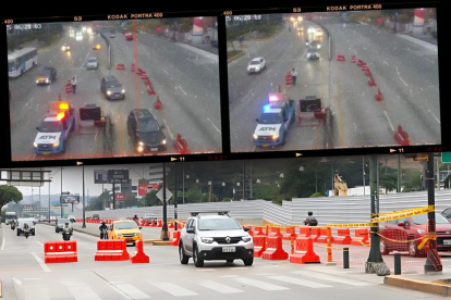 La ATM mantiene el contraflujo en la avenida del Bombero.