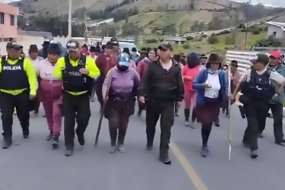 A las 13:00 se prevé que se realice la audiencia de justicia indígena en Cotopaxi.