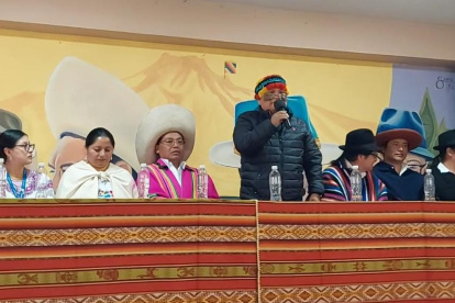 Marlon Vargas, de la Conaie, hace un llamado a la unidad y resistencia social en Cuenca