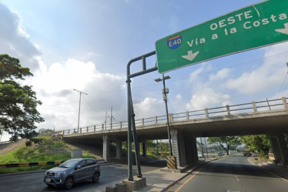 La intersección de José Rodríguez Bonín y avenida del Bombero, en el norte de Guayaquil.