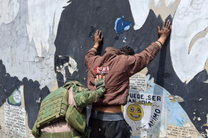 Policía Nacional y Fuerzas Armadas participaron en este despliegue, que permitió revisar a más de 1.270 personas.
