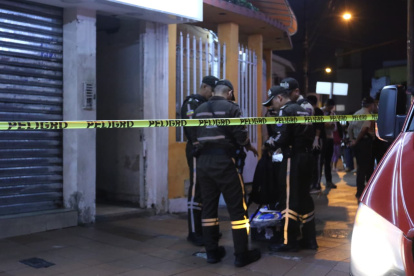 Escena del crimen donde fue hallado sin vida un periodista de un medio impreso nacional.