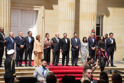 La vicepresidenta de Ecuador María José Pinto acudió a la Cumbre de Países Amazónicos este 22 de agosto de 2025.