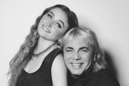 Cristian Castro y Fernanda Castro.