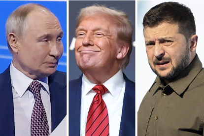 El presidente de Estados Unidos, Donald Trump, intenta que Rusia y Ucrania vivan en paz.