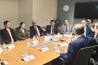 La reunión de exportadores de Ecuador con empresarios de Estados Unidos.