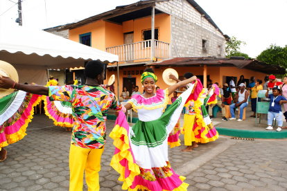 Tradición. El baile de marimba es uno de los actos más representativos.