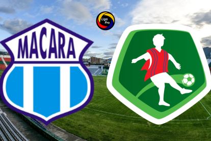 Macará y Mushuc Runa medirán fuerzas en la fecha 26 de la LigaPro 2025.