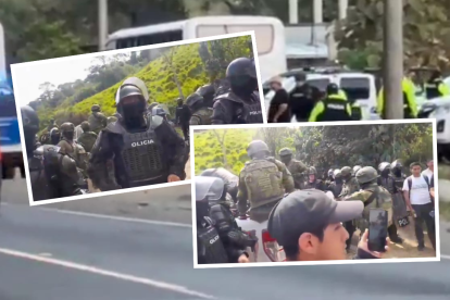 Los habitantes de Palo Quemado denunciaron la militarización de la zona.