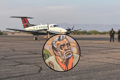 En esta aeronave fue trasladado a Estados Unidos el narcotraficante Ismael "El Mayo" Zambada, en julio del 2024.