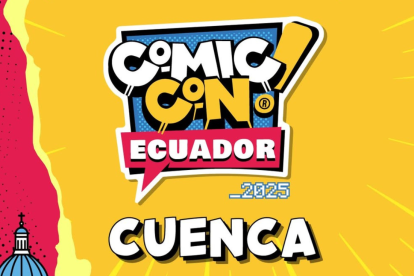Mario Castañeda en Comic Con Cuenca 2025, la voz de Goku en español latino, listo para compartir su talento con los fans.