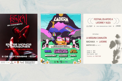 Conciertos en septiembre.