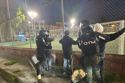 Imagen de los operativos que ejecutó la Policía en distintos puntos de Quito el fin de semana.