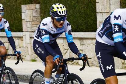 Jefferson Cepeda con el Movistar Team ascendió 2 posiciones en la clasificación general.