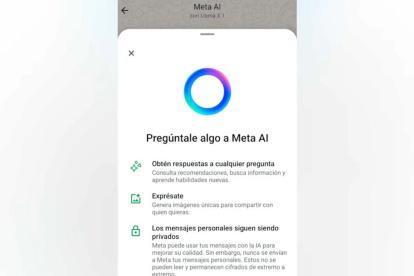Meta AI se integra en WhatsApp para responder consultas y crear contenidos, aunque genera dudas de privacidad.