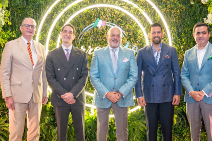 Henry Rumbea, Nino Cassanello, Guido Jalil, Mario Orellana y José Antonio Ponce.