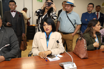 La asambleísta Mariuxi Sánchez fue electa legisladora en 2021, 2023 y 2025.