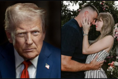 Donald Trump felicita a Travis Kelce y Taylor Swift