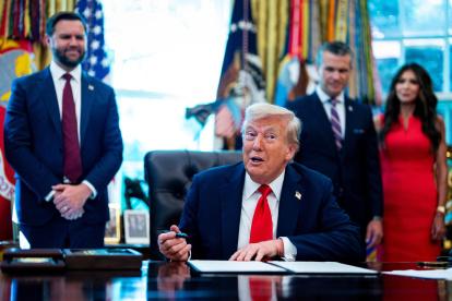 El presidente de Estados Unidos, Donald Trump.