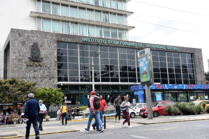 Edificio del Instituto Ecuatoriano de Seguridad Social, en Quito.