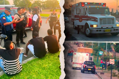 Cuatro detenidos por intento de asalto a taxista informal en Samanes.