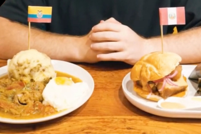 Ecuador defiende su sabor con el bolón: una delicia hecha de plátano verde, queso y chicharrón.