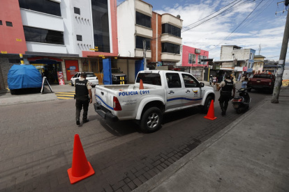 Tras el ataque, los uniformados realizaron varios patrullajes por la parroquia de El Quinche.