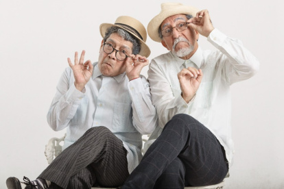 El dúo Tuco y Manuca en las instalaciones del Sánchez Aguilar.