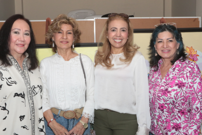 Judy Hasing, Sonnia de Marques, Martha Rizzo y Patricia Gutiérrez.