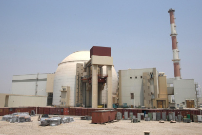 Vista general de la central nuclear de Bushehr (Irán).