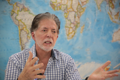 Alfredo Ortega, expresidente del Consejo Directivo del Instituto Ecuatoriano de Seguridad Social (IESS).