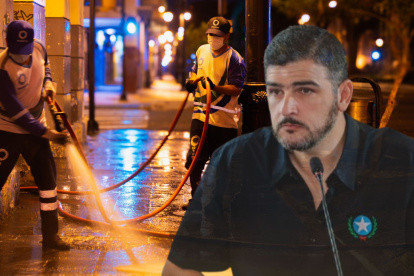 Aquiles Álvarez se refirió a la limpieza del casco central de la ciudad.