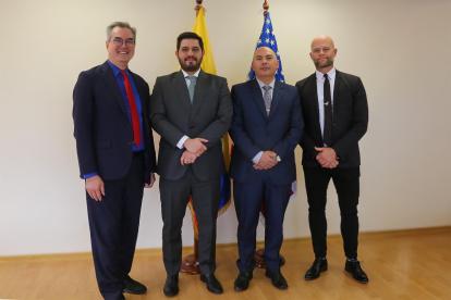 El Ministerio del Interior recibió la visita de dos miembros del Comité de Asignaciones de la Cámara de Representantes del Congreso de los Estados Unidos.