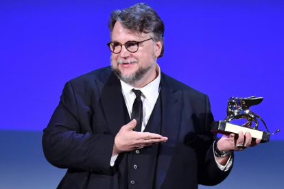 Guillermo del Toro en el Festival de Cine de Venecia.