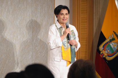 La canciller Gabriela Sommerfeld  adelantó la visita de una delegación japonesa al Ecuador.