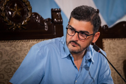 El alcalde de Guayaquil, Aquiles Álvarez.