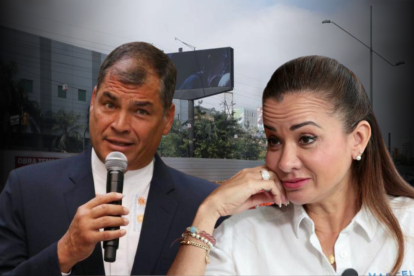 Rafael Correa se refirió al accionar de Marcela Aguiñaga sobre el paso elevado de Ceibos.